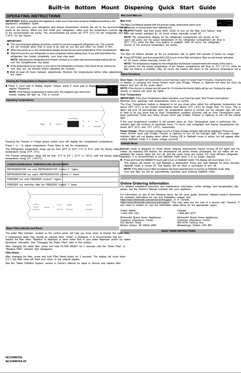 Imagen de la primera página del manual del dispositivo KBFN502EBS