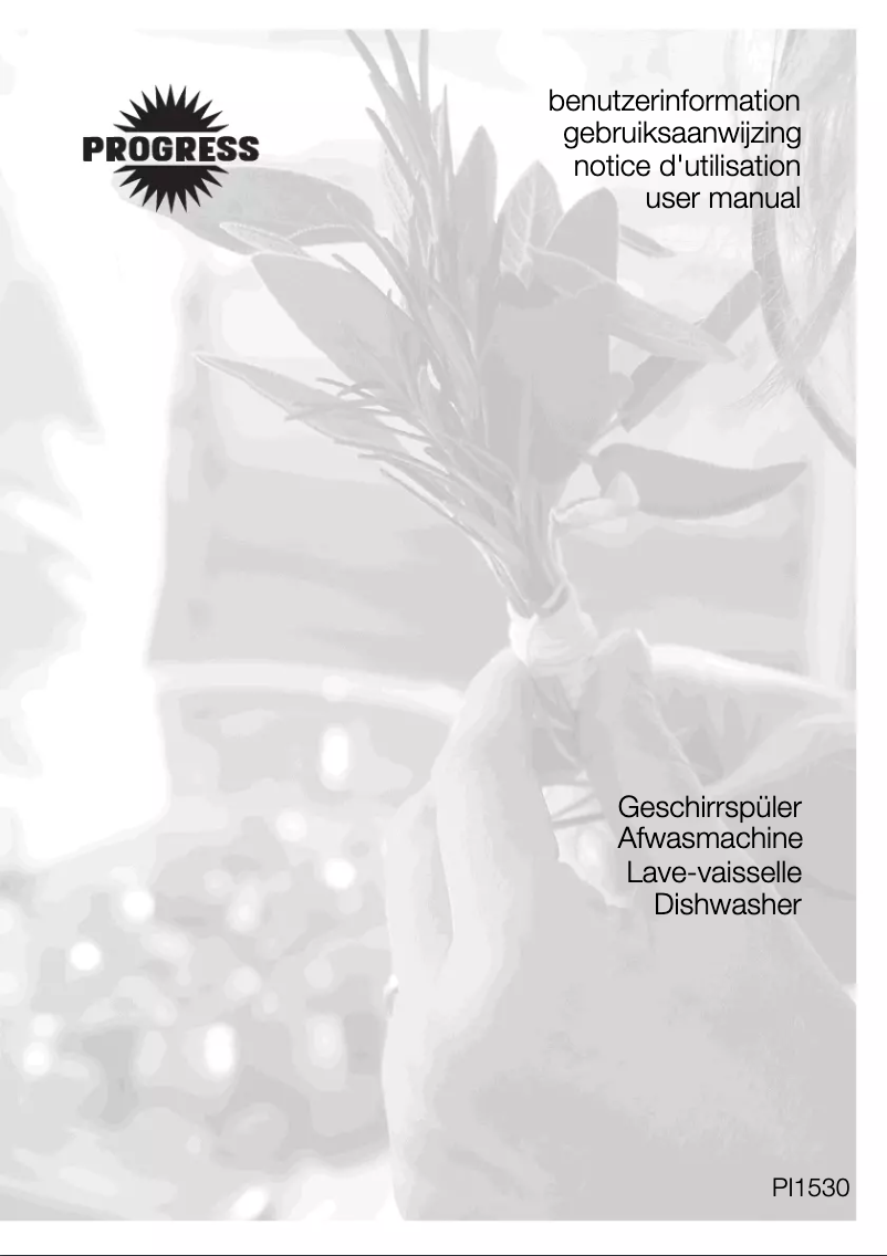 Imagen de la primera página del manual del dispositivo PI1530X