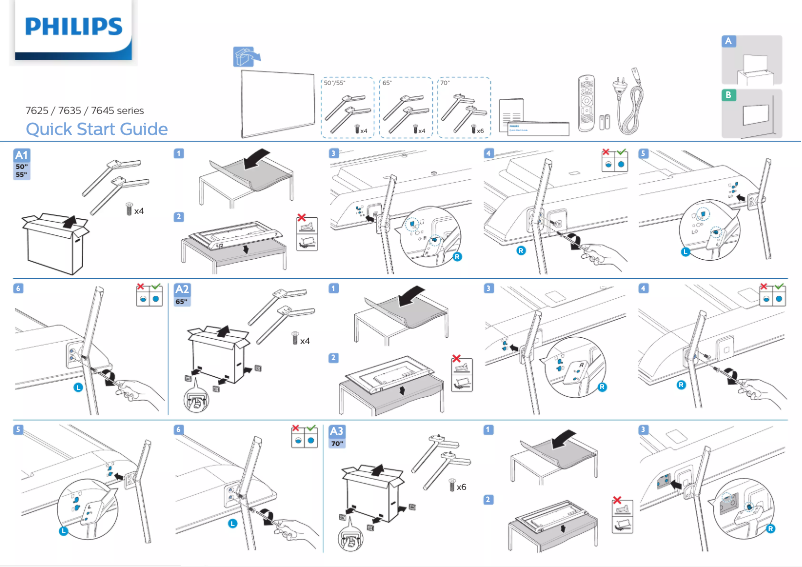 Imagen de la primera página del manual del dispositivo 50PUN7625