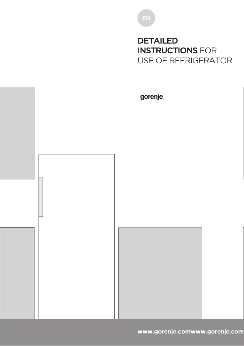 Página 1 del manual Manual de usuario Gorenje R6192LB