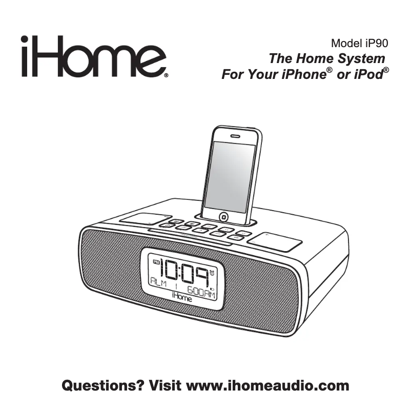 Imagen de la primera página del manual del dispositivo iP90