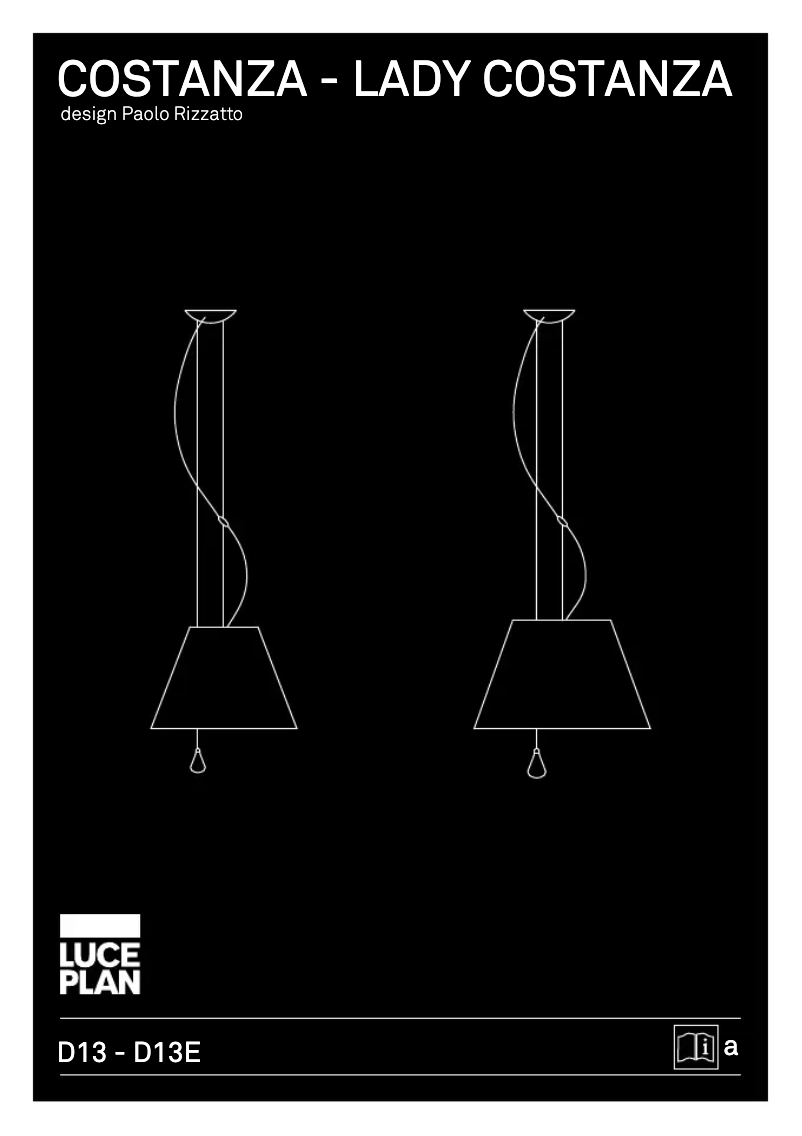 Página 1 del manual Manual de usuario Luceplan Grande Costanza