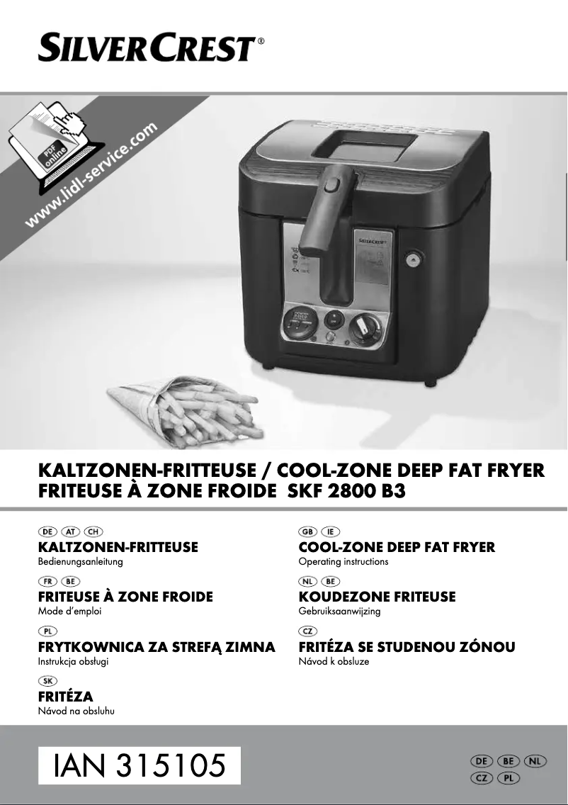 Imagen de la primera página del manual del dispositivo SKF 2800 B3