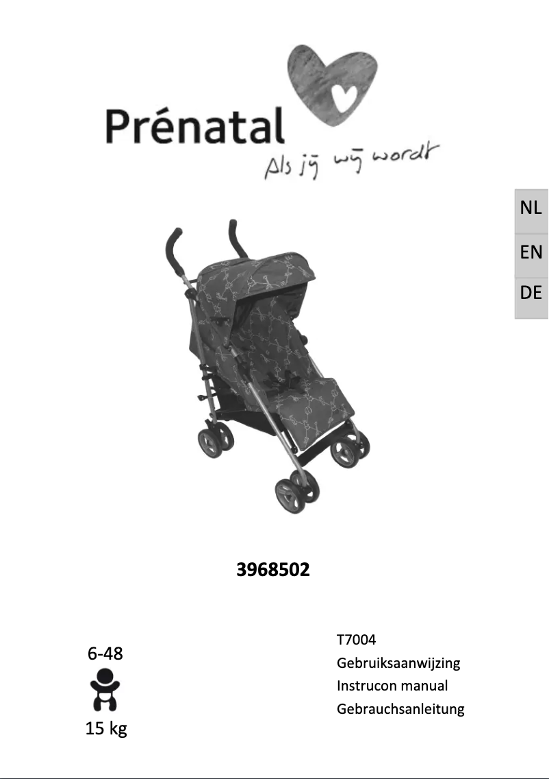 Imagen de la primera página del manual del dispositivo Nijntje T7004