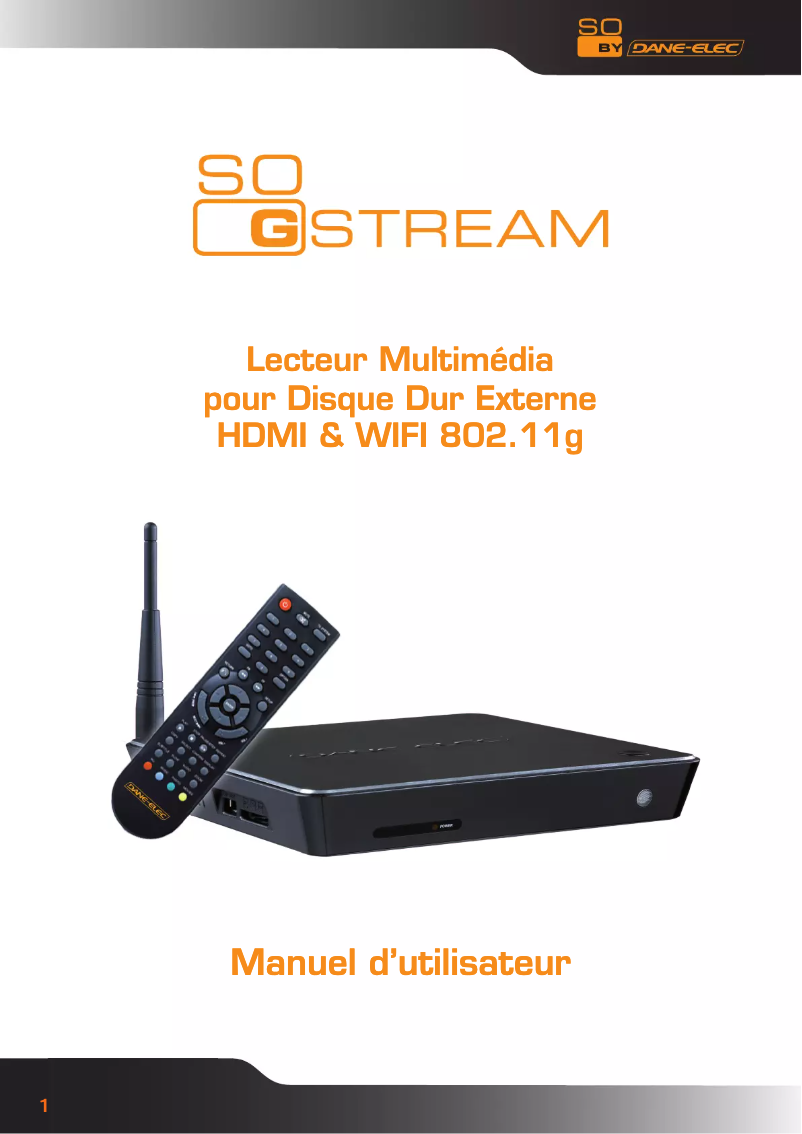 Página nº 1 - Manual de usuario Dane-Elec So G-Stream