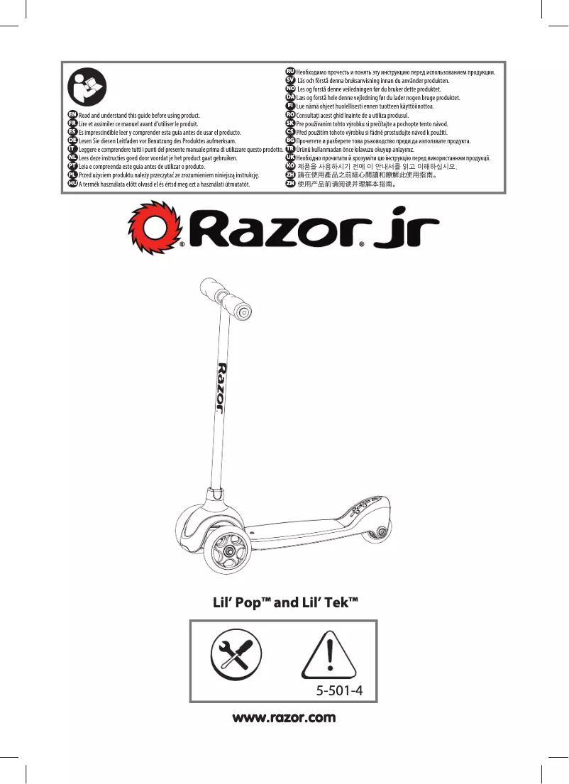 Imagen de la primera página del manual del dispositivo Lil' Tek