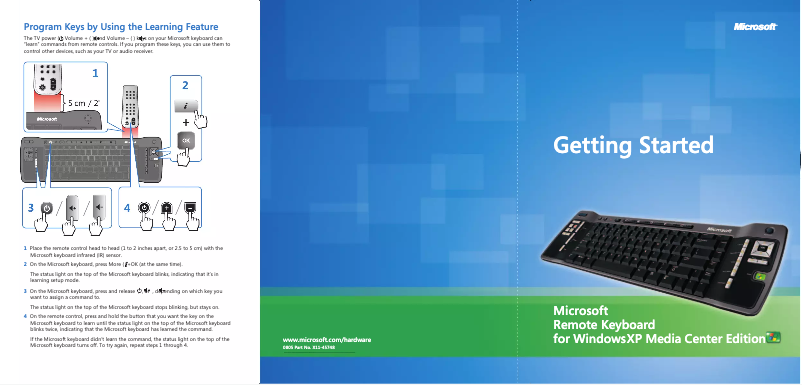 Imagen de la primera página del manual del dispositivo Remote