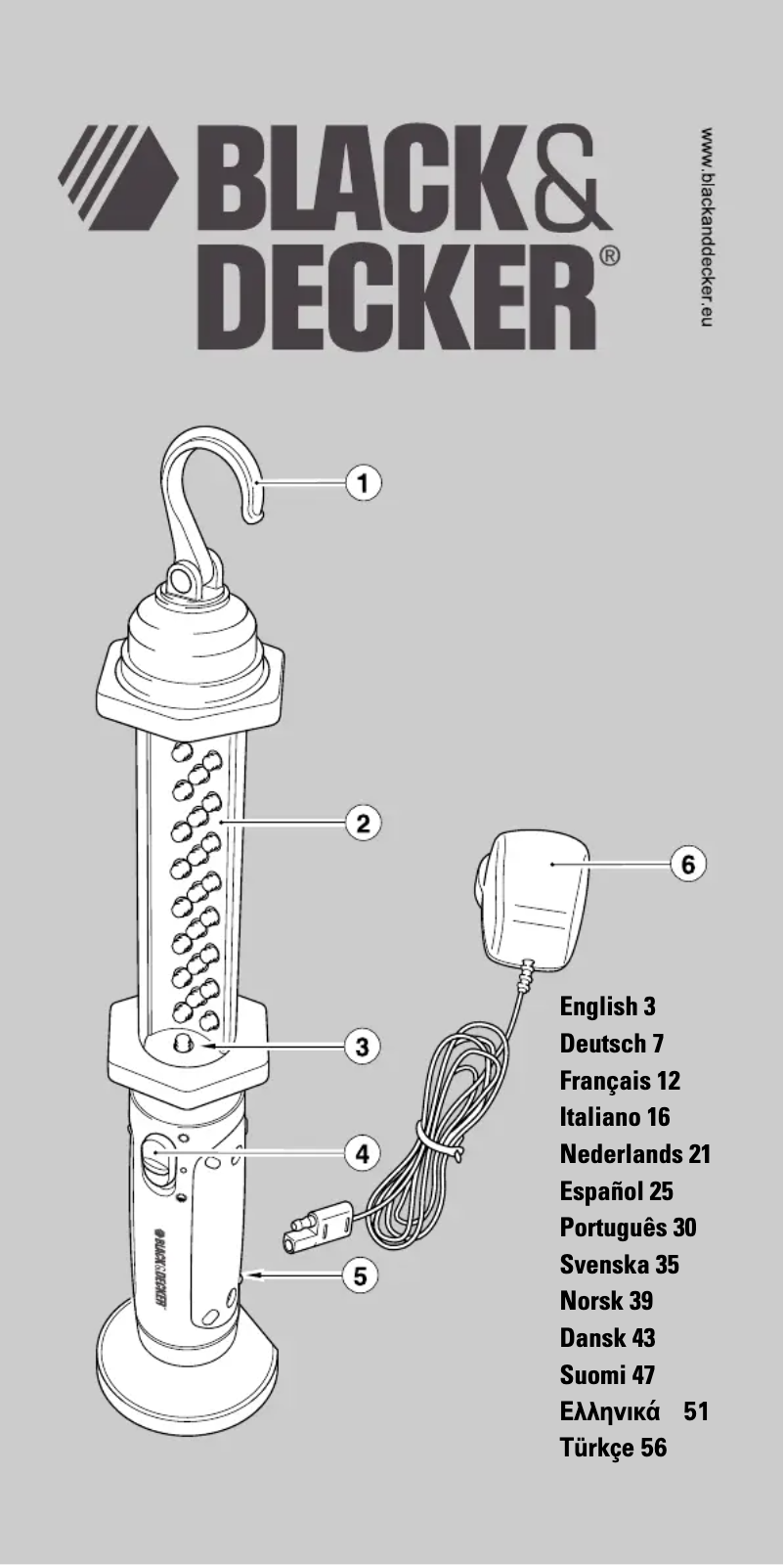 Imagen de la primera página del manual del dispositivo BDBB26