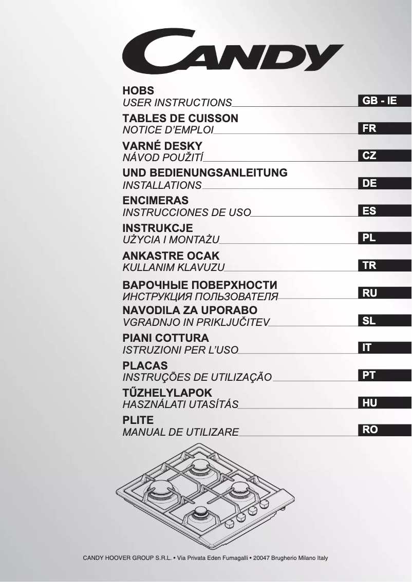 Imagen de la primera página del manual del dispositivo CLGC 64 SPGH