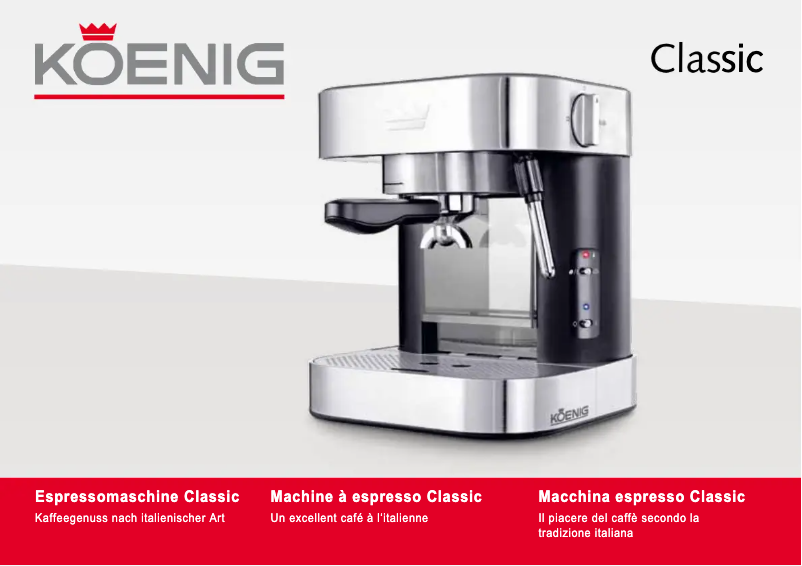 Página 1 del manual Manual de usuario Koenig B03106 Classic