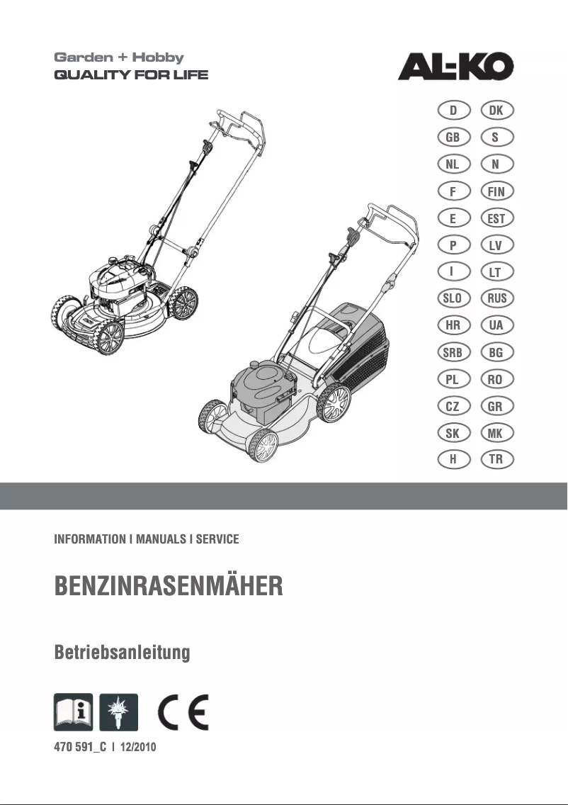 Imagen de la primera página del manual del dispositivo 4610 HPD Easy-Mow