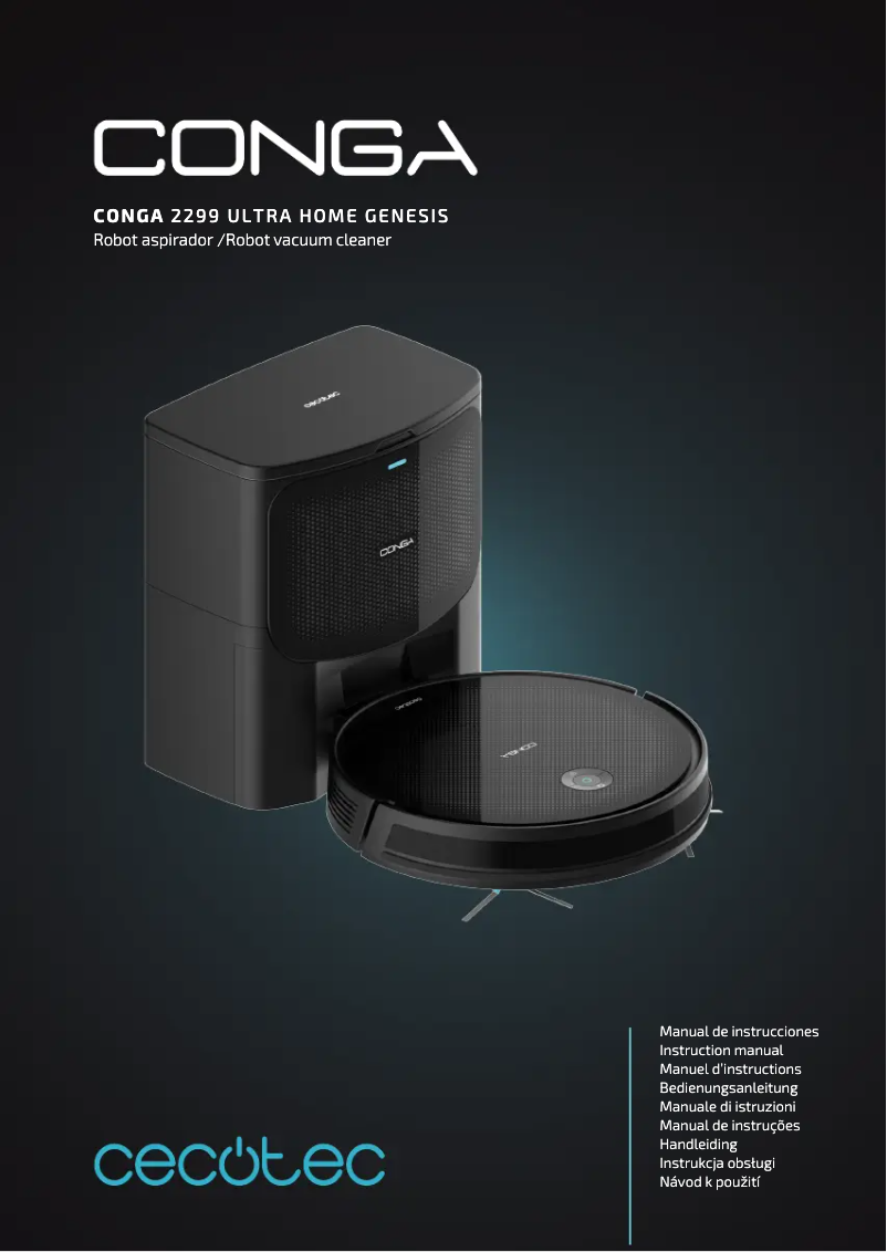 Imagen de la primera página del manual del dispositivo Conga 2299 Ultra Home Genesis