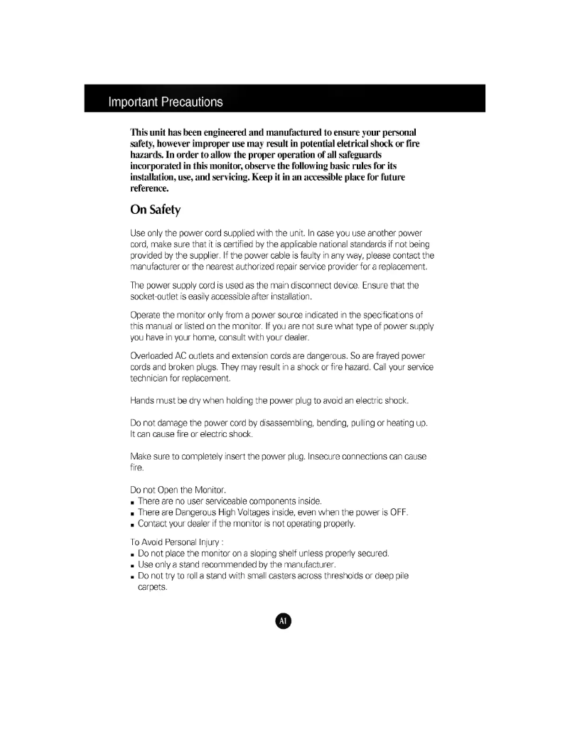 Imagen de la primera página del manual del dispositivo E701S