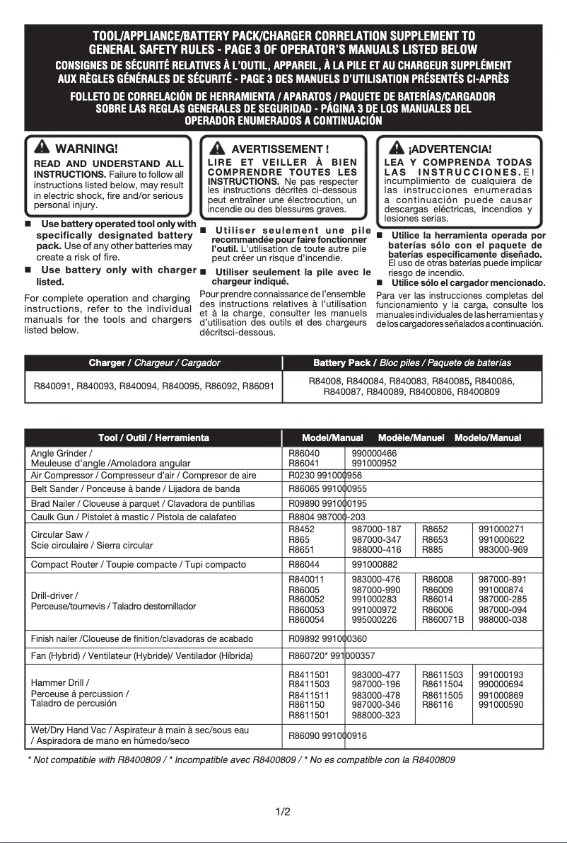Imagen de la primera página del manual del dispositivo R8652