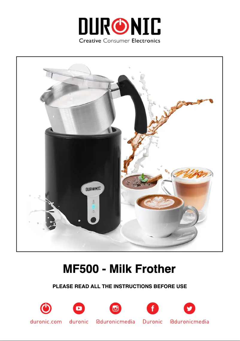 Imagen de la primera página del manual del dispositivo MF500