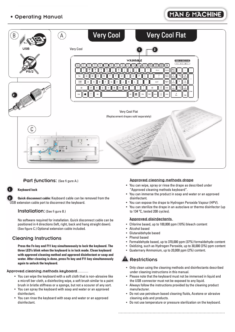 Imagen de la primera página del manual del dispositivo Very Cool