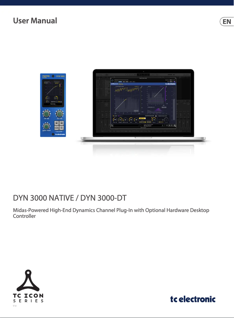 Imagen de la primera página del manual del dispositivo DYN 3000 Native
