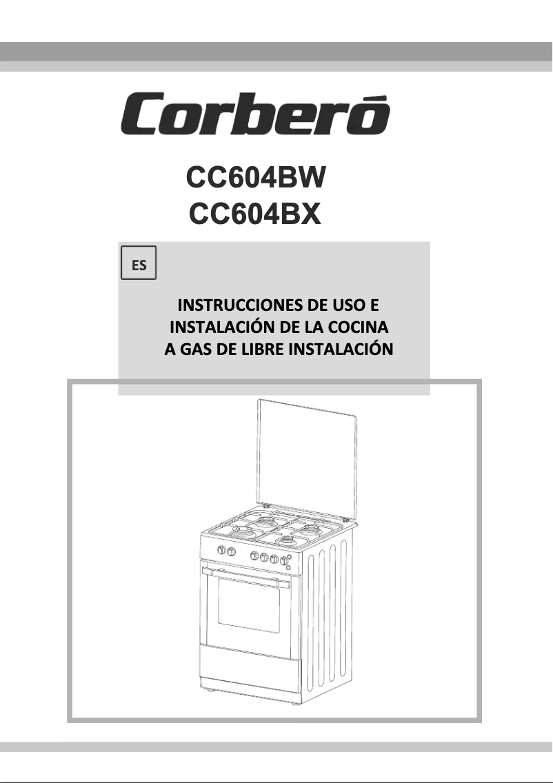 Imagen de la primera página del manual del dispositivo CC 604 BX
