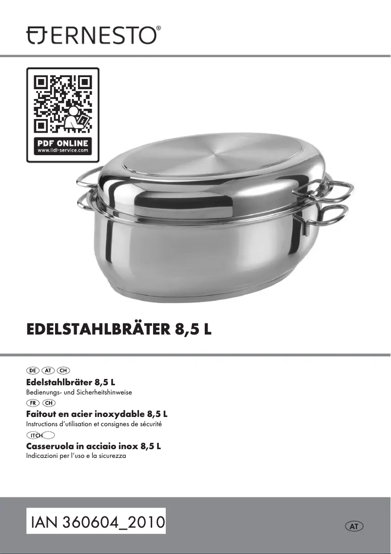 Imagen de la primera página del manual del dispositivo IAN 360604