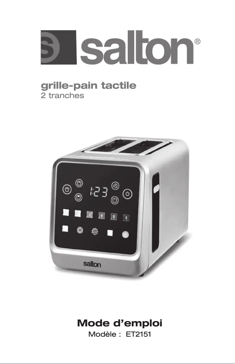 Página 1 del manual Manual de usuario Salton ET2151