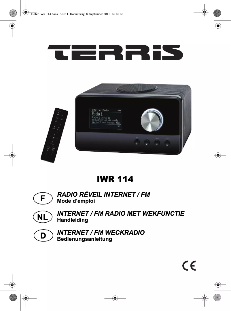 Página 1 del manual Manual de usuario Terris IWR 114