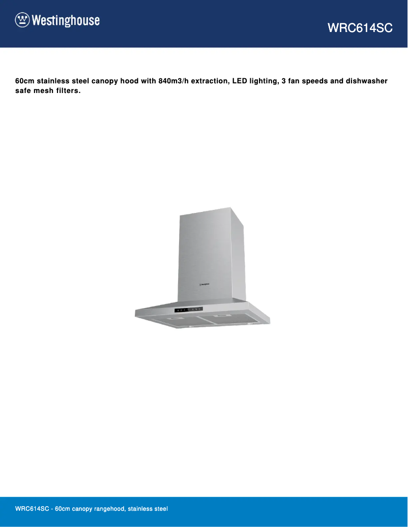 Imagen de la primera página del manual del dispositivo WRC614SC