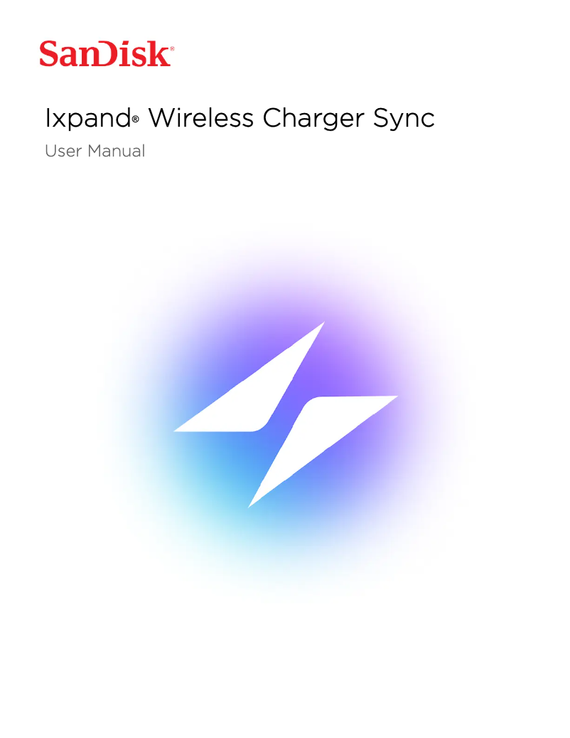Imagen de la primera página del manual del dispositivo IXpand Wireless Charger Sync