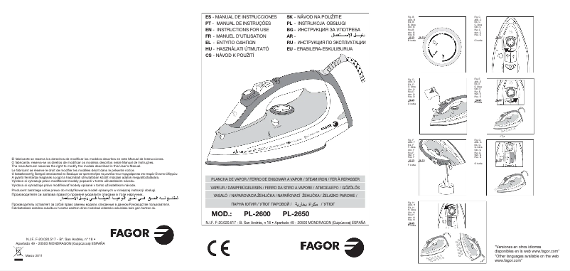 Imagen de la primera página del manual del dispositivo PL-2650