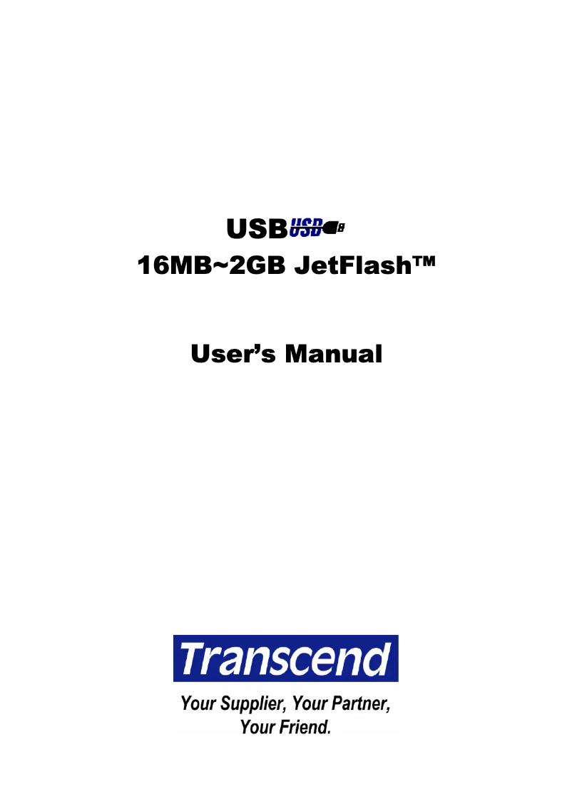 Imagen de la primera página del manual del dispositivo JetFlash V60