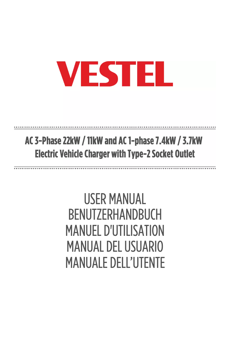Imagen de la primera página del manual del dispositivo EVC02-AC3