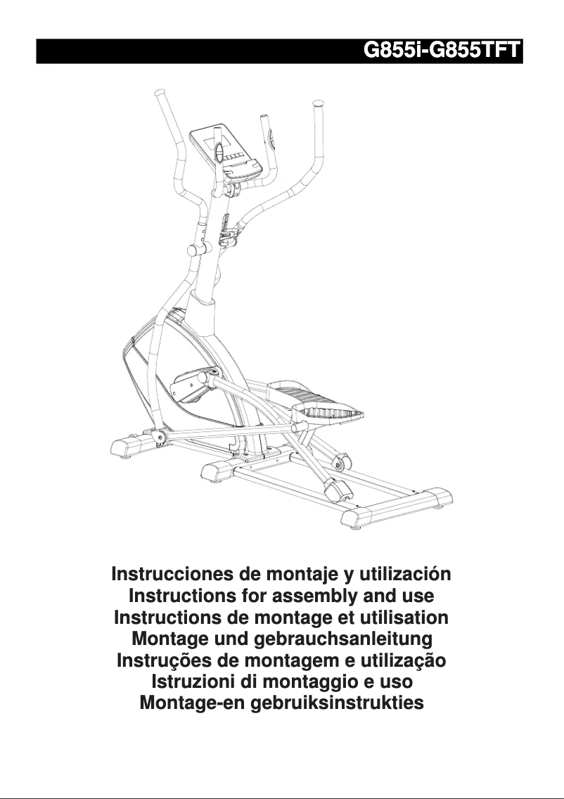Imagen de la primera página del manual del dispositivo BG855I
