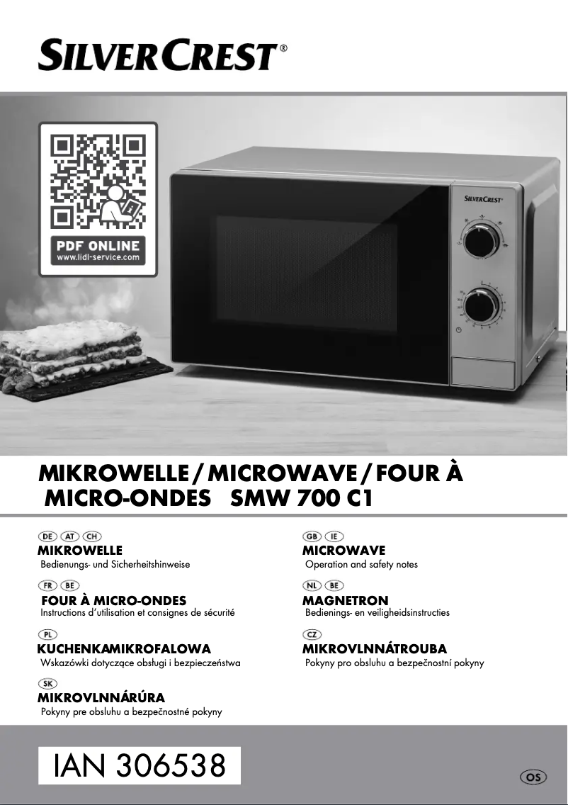 Imagen de la primera página del manual del dispositivo SMW 700 C1