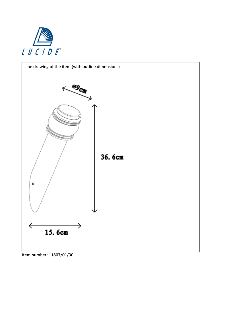 Página nº 1 - Manual de usuario Lucide Mirane 11807/01/30
