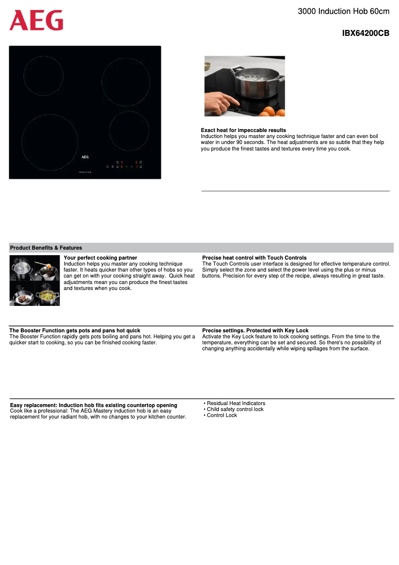 Imagen de la primera página del manual del dispositivo IBX64200CB