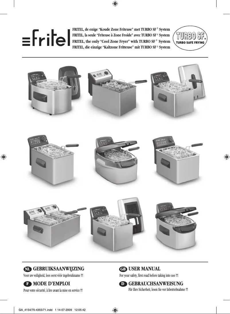 Imagen de la primera página del manual del dispositivo TSF 4154