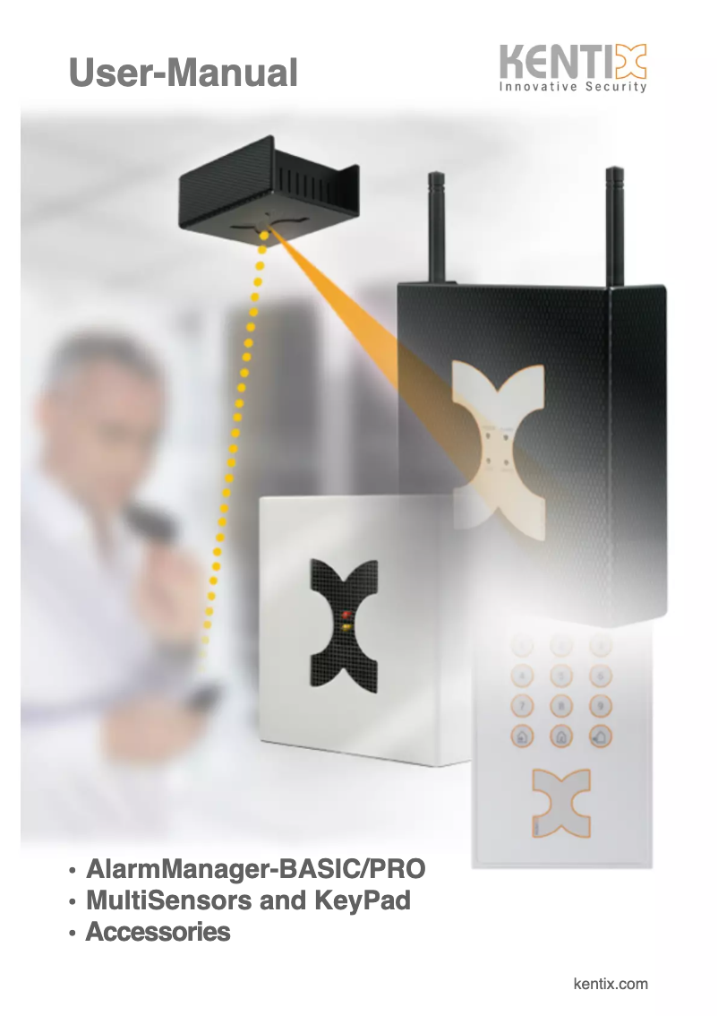 Página 1 del manual Manual de usuario Kentix KSS-PRO-1-W