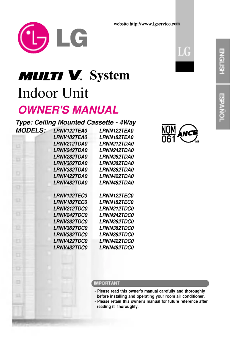 Página 1 del manual Manual de usuario LG LRNV362TDA0