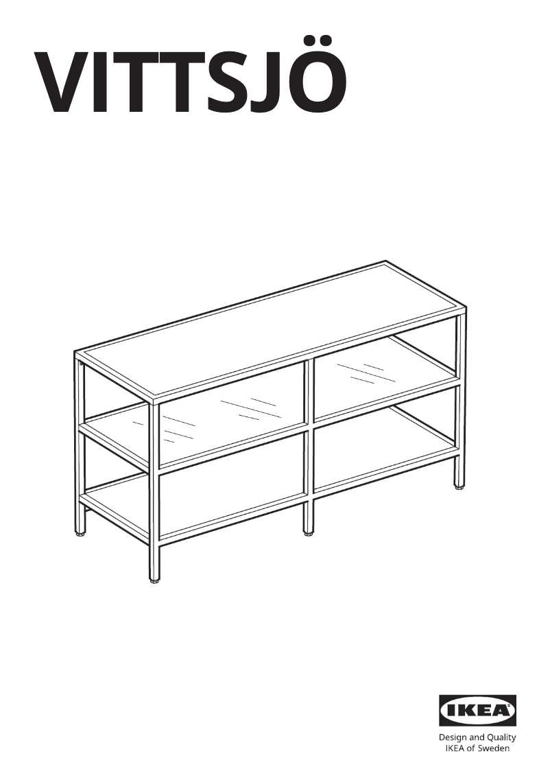 Imagen de la primera página del manual del dispositivo VITTSJÖ 503.034.29