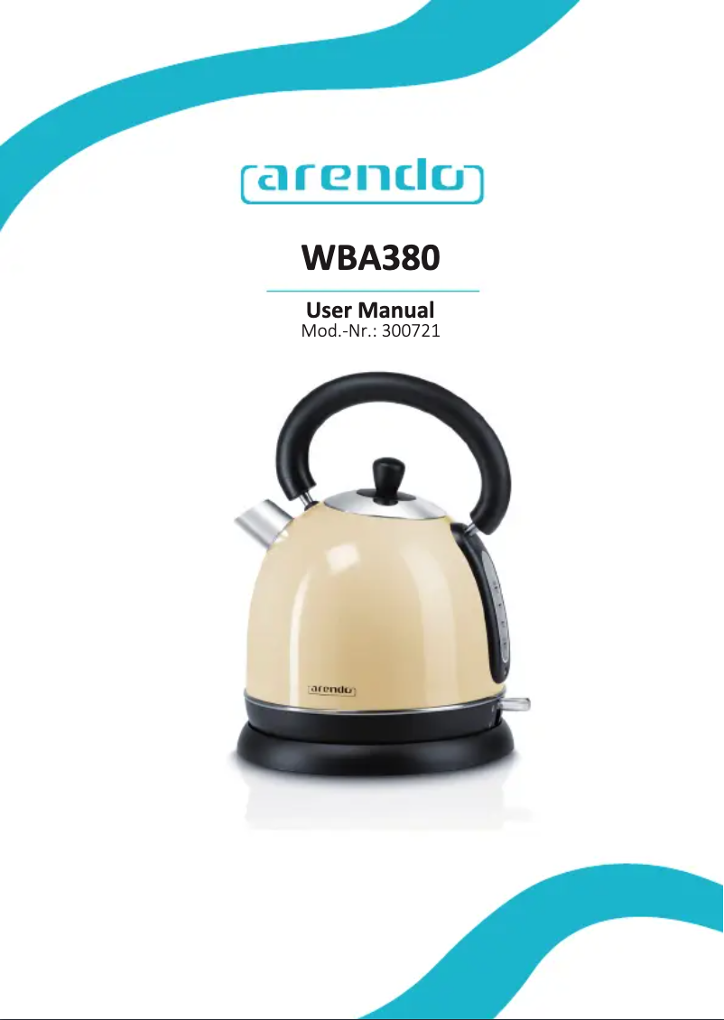Página 1 del manual Manual de usuario Arendo 300721