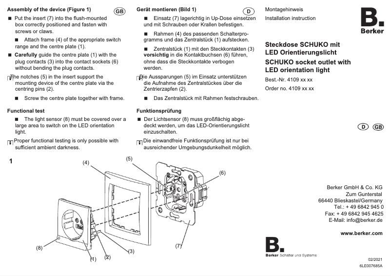 Imagen de la primera página del manual del dispositivo 41097001