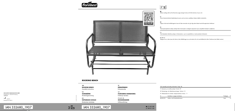 Página nº 1 - Manual de usuario Florabest IAN 332680