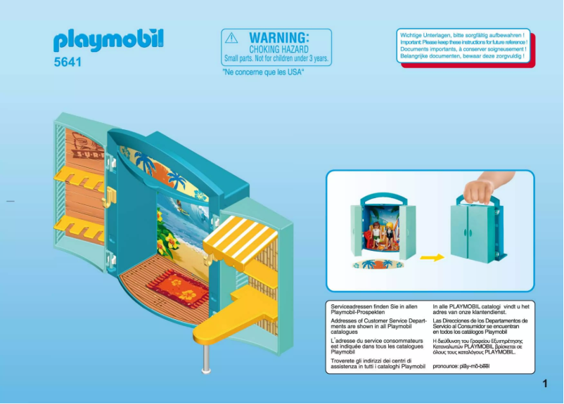 Página nº 1 - Manual de usuario Playmobil FamilyFun 5641