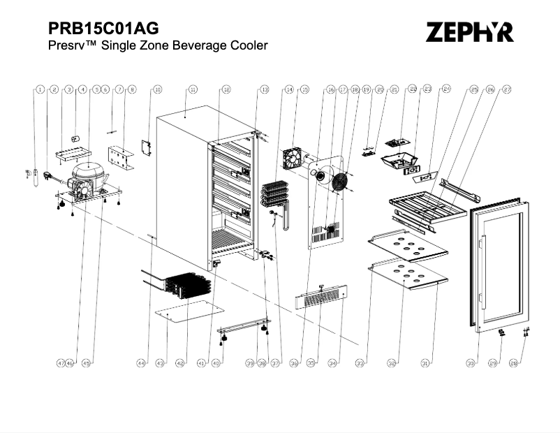 Imagen de la primera página del manual del dispositivo PRB15C01AG