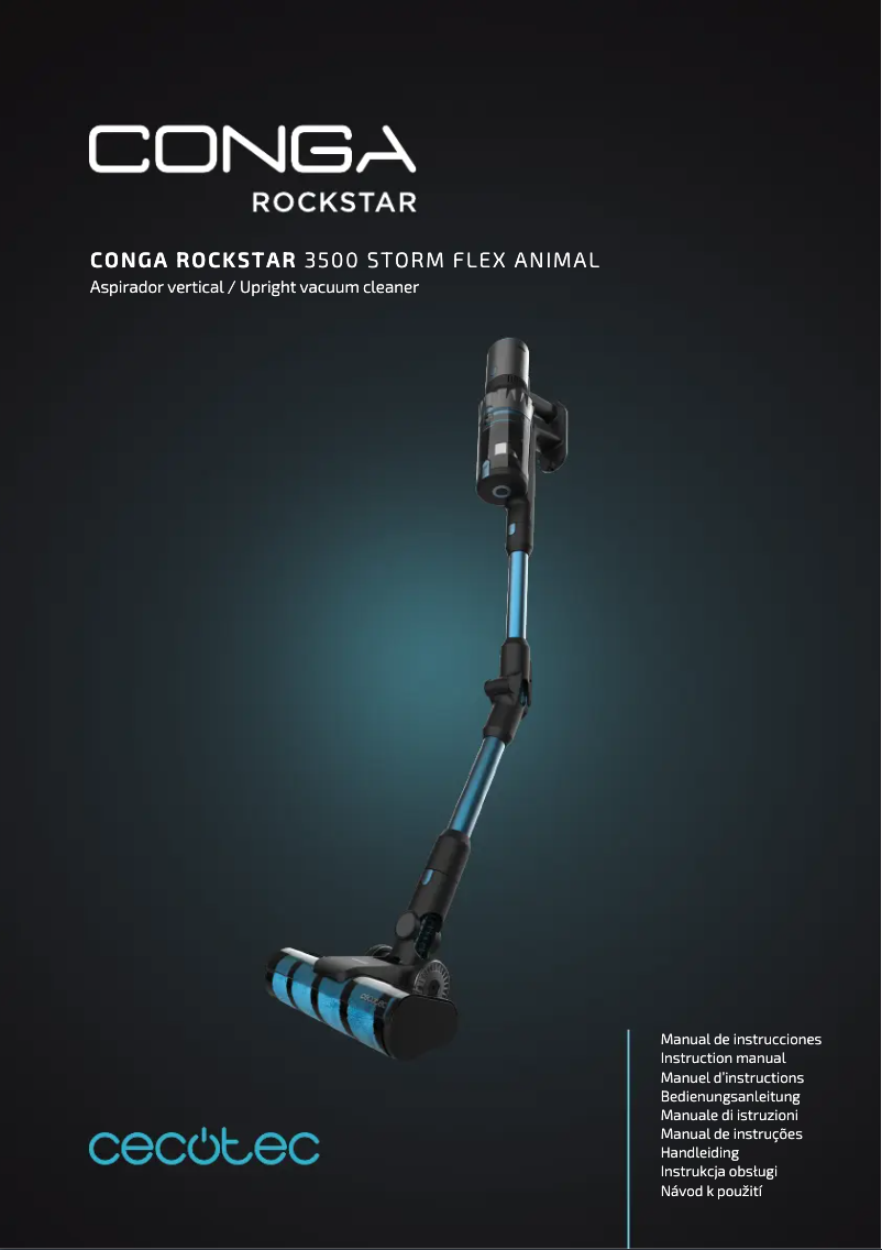 Página nº 1 - Manual de usuario Cecotec Conga Rockstar 3500 Storm Flex Animal
