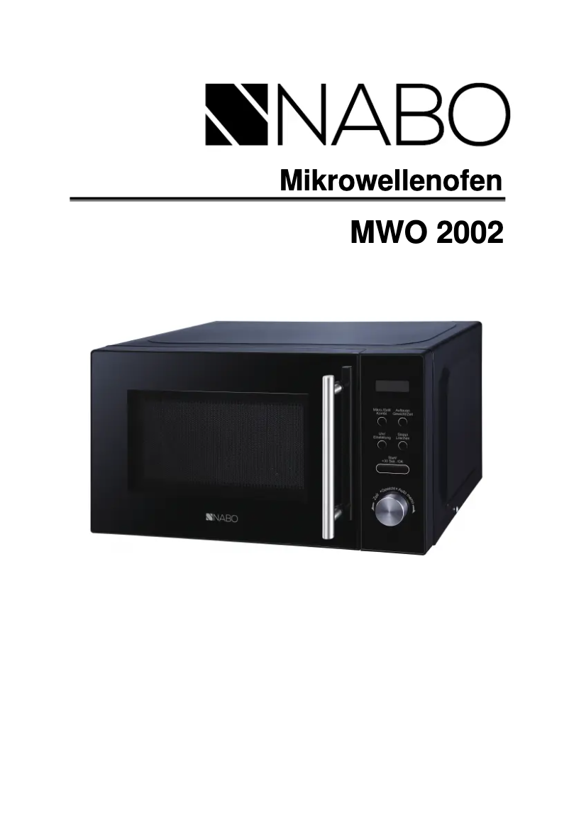 Imagen de la primera página del manual del dispositivo MWO 2002