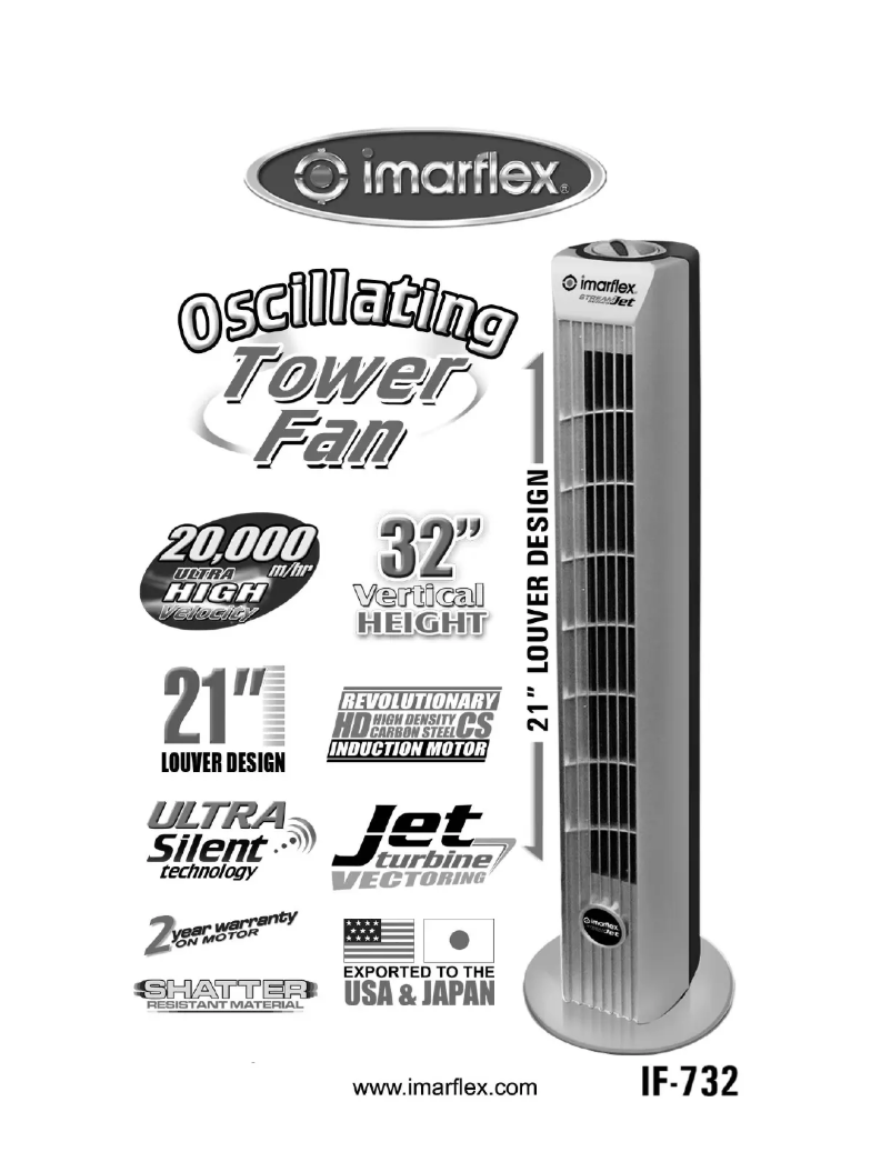 Página 1 del manual Manual de usuario Imarflex IF-732