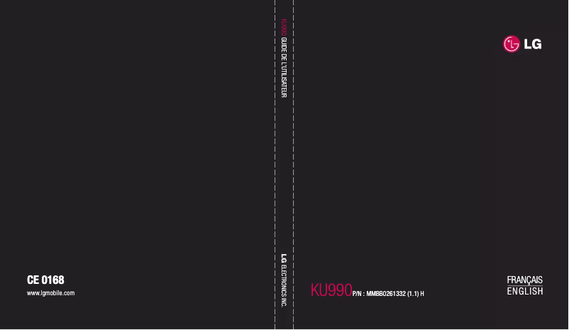 Página nº 1 - Manual de usuario LG Viewty