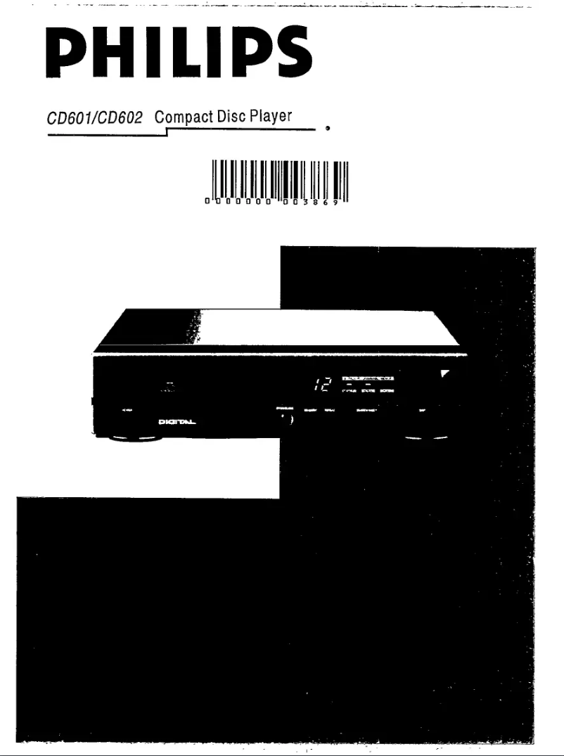 Imagen de la primera página del manual del dispositivo CD602