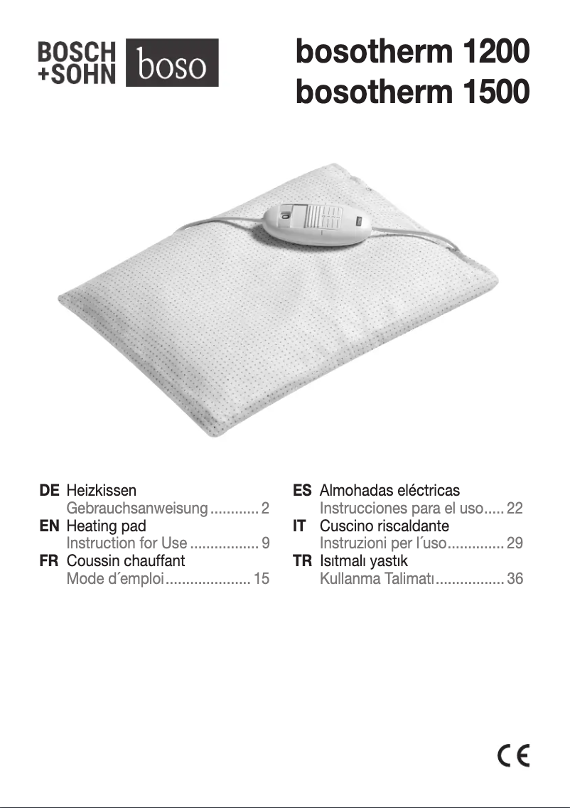 Página nº 1 - Manual de usuario Boso Bosotherm 1500