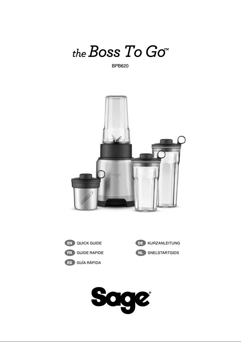 Imagen de la primera página del manual del dispositivo the Boss To Go BPB620